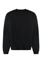 Load image into Gallery viewer, Cotton crew-neck sweatshirt with logo
