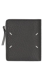 Load image into Gallery viewer, Four Stitches grainy leather wallet
