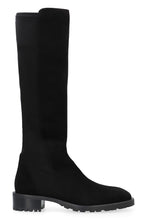 Load image into Gallery viewer, 5050 leather and stretch fabric boots
