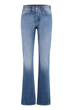 Load image into Gallery viewer, 5-pocket straight-leg jeans
