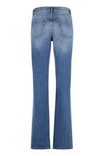 Load image into Gallery viewer, 5-pocket straight-leg jeans
