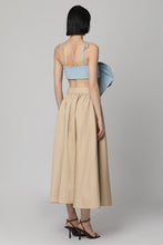 Load image into Gallery viewer, Cotton midi skirt
