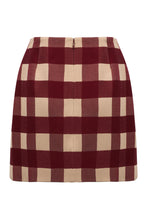 Load image into Gallery viewer, Check jacquard skirt
