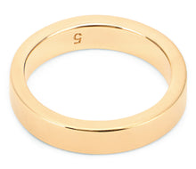 Load image into Gallery viewer, Ring with logo in gold-plated silver
