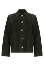 Load image into Gallery viewer, Suede jacket with buttons
