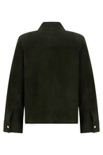 Load image into Gallery viewer, Suede jacket with buttons
