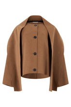 Load image into Gallery viewer, Wool jacket with scarf detail
