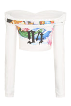 Load image into Gallery viewer, Cotton off-the-shoulder blouse
