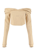 Load image into Gallery viewer, Cotton off-the-shoulder blouse
