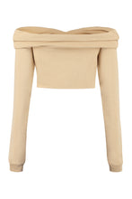 Load image into Gallery viewer, Cotton off-the-shoulder blouse
