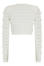 Load image into Gallery viewer, Short cardigan with jewel buttons
