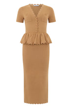 Load image into Gallery viewer, Long dress with buttons
