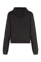 Load image into Gallery viewer, Sweater with hood in alpaca blend
