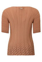 Load image into Gallery viewer, Fitted short-sleeve top with texture
