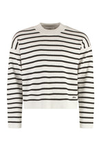 Load image into Gallery viewer, Striped crew-neck sweater

