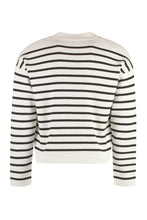 Load image into Gallery viewer, Striped crew-neck sweater
