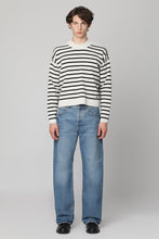 Load image into Gallery viewer, Striped crew-neck sweater
