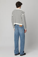 Load image into Gallery viewer, Striped crew-neck sweater
