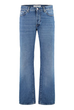 Load image into Gallery viewer, Bowl jeans 5-pocket straight-leg jeans
