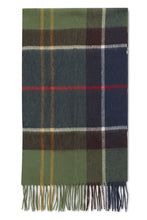 Load image into Gallery viewer, Checked scarf with fringes
