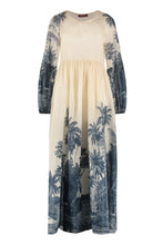 Load image into Gallery viewer, Usuale printed cotton long dress
