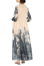 Load image into Gallery viewer, Usuale printed cotton long dress
