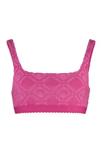 Load image into Gallery viewer, jacquard fabric crop top
