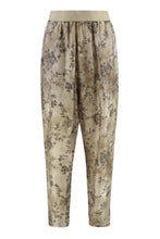 Load image into Gallery viewer, Printed high-rise trousers
