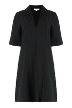 Load image into Gallery viewer, Black short-sleeved dress
