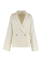 Load image into Gallery viewer, Sweater in draped knit in mixed wool
