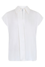 Load image into Gallery viewer, Silk blouse with short sleeves
