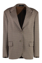 Load image into Gallery viewer, Veletta houndstooth pattern blazer

