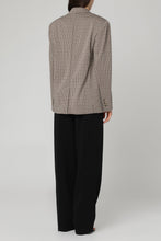 Load image into Gallery viewer, Veletta houndstooth pattern blazer
