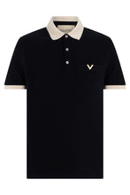 Load image into Gallery viewer, Cotton pique polo with short sleeves
