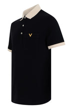 Load image into Gallery viewer, Cotton pique polo with short sleeves
