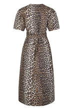 Load image into Gallery viewer, Cotton dress with leopard print
