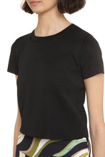 Load image into Gallery viewer, Knit cropped T-shirt
