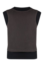 Load image into Gallery viewer, Layered tulle and cotton top
