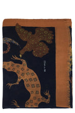 Load image into Gallery viewer, Printed scarf in wool and cashmere
