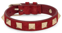 Load image into Gallery viewer, Rockstud bracelet in suede leather
