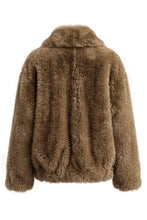 Load image into Gallery viewer, Faux fur jacket

