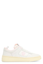 Load image into Gallery viewer, Raise leather and fabric low-top sneakers
