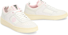 Load image into Gallery viewer, Raise leather and fabric low-top sneakers
