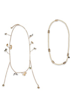 Load image into Gallery viewer, Set of Necklaces in Metal and Glass
