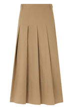 Load image into Gallery viewer, Skirt in mixed cotton with pleats
