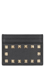 Load image into Gallery viewer, Rockstud leather card holder
