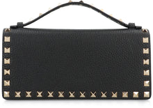 Load image into Gallery viewer, Rockstud leather wallet on chain

