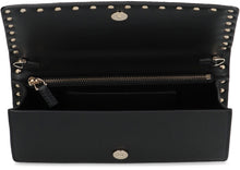Load image into Gallery viewer, Rockstud leather wallet on chain
