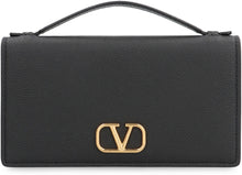 Load image into Gallery viewer, VLogo Signature leather wallet on chain
