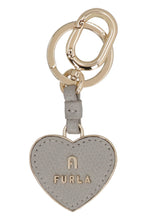 Load image into Gallery viewer, Furla Camelia Leather keyring with logo
